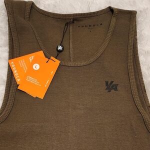 YoungLA Olive Ribbed Sleeveless Tank Top